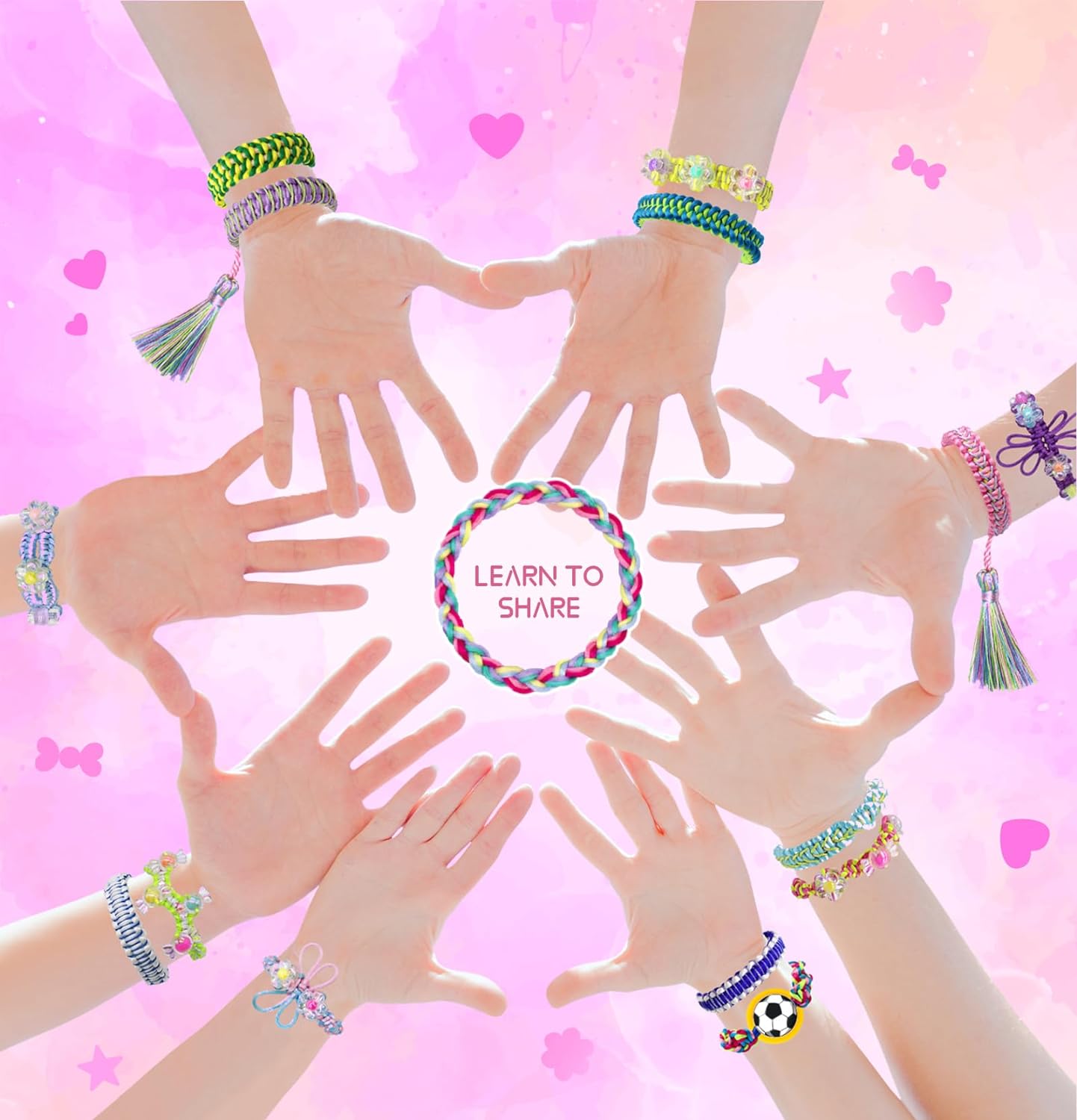 Friendship Girls Bracelet Making Kit - DIY Bracelet Kits Kids