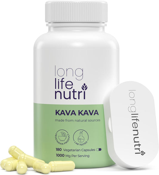 Kava Kava Extract  180 Vegetarian Capsules