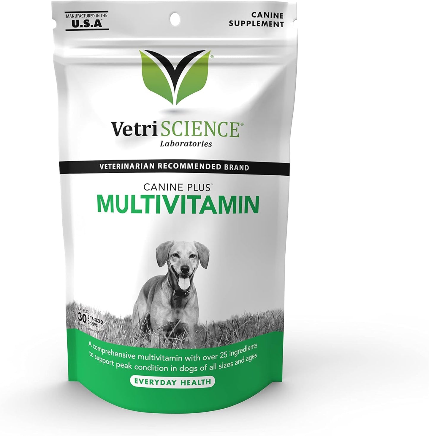 VETRISCIENCE Canine Plus MultiVitamin for Dogs - 30 Chews