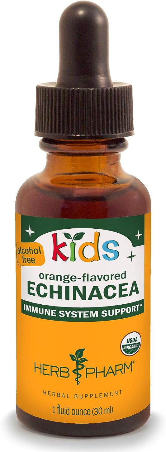 Herb Pharm Kids Certified-Organic Alcohol-Free Echinacea 1 fl oz