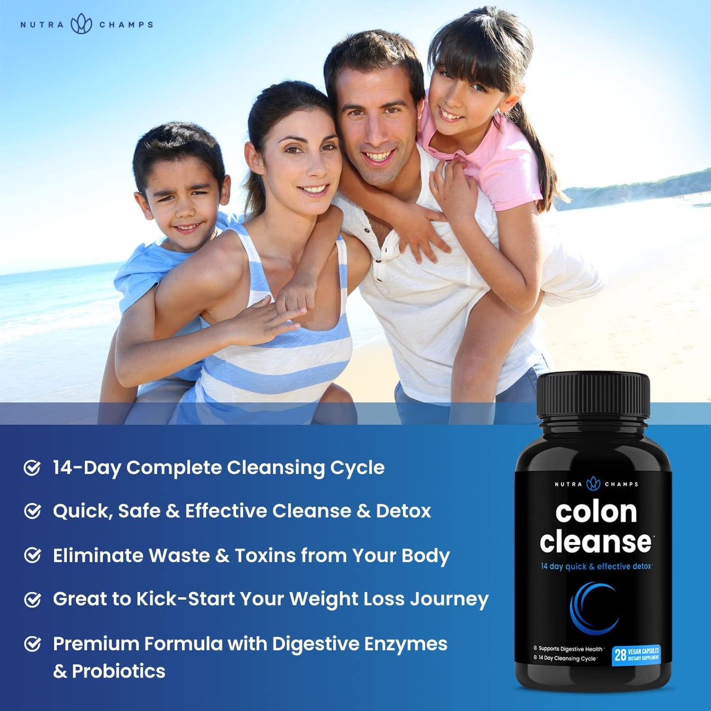 Colon Cleanse & Detox for Weight Loss 28 count