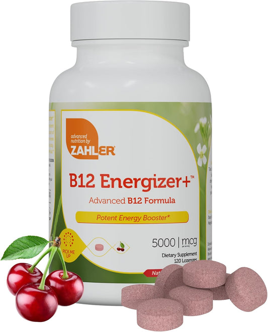 Zahler Energizer+ Vitamin B12-5000 mcg 120 Count