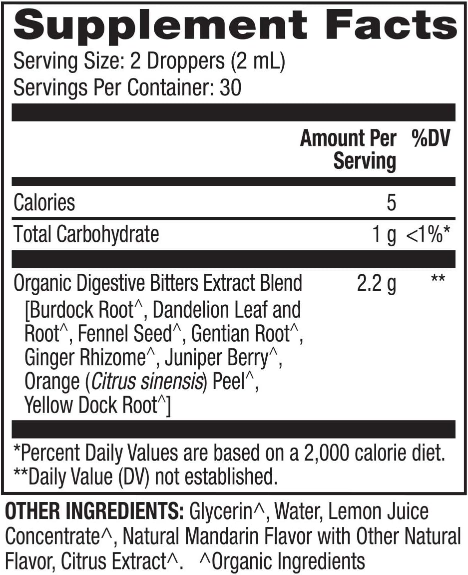 Dr. Mercola Organic Digestive Bitters