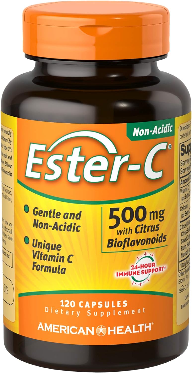 Ester-C® 500 mg with Citrus Bioflavonoids Capsules 120