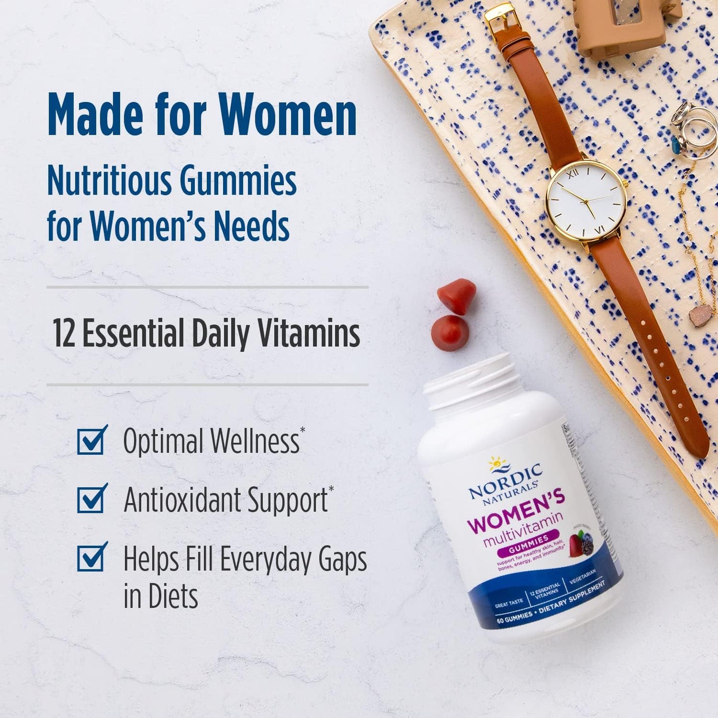 Nordic Naturals Women's Multivitamin  60 Gummies