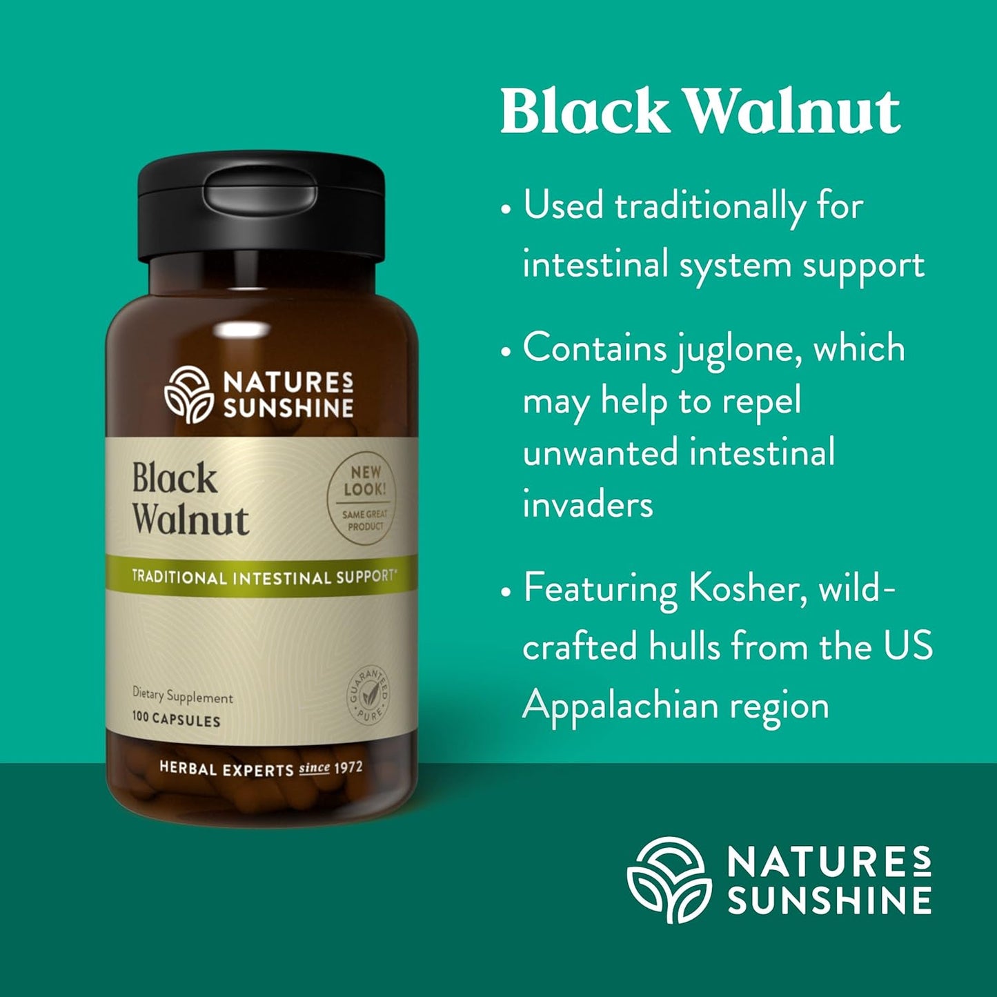 Nature's Sunshine Black Walnut 100 Capsules