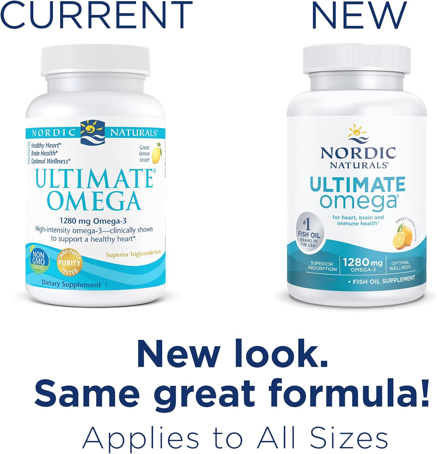 Nordic Naturals Ultimate Omega, Lemon Flavor 120 Soft Gels