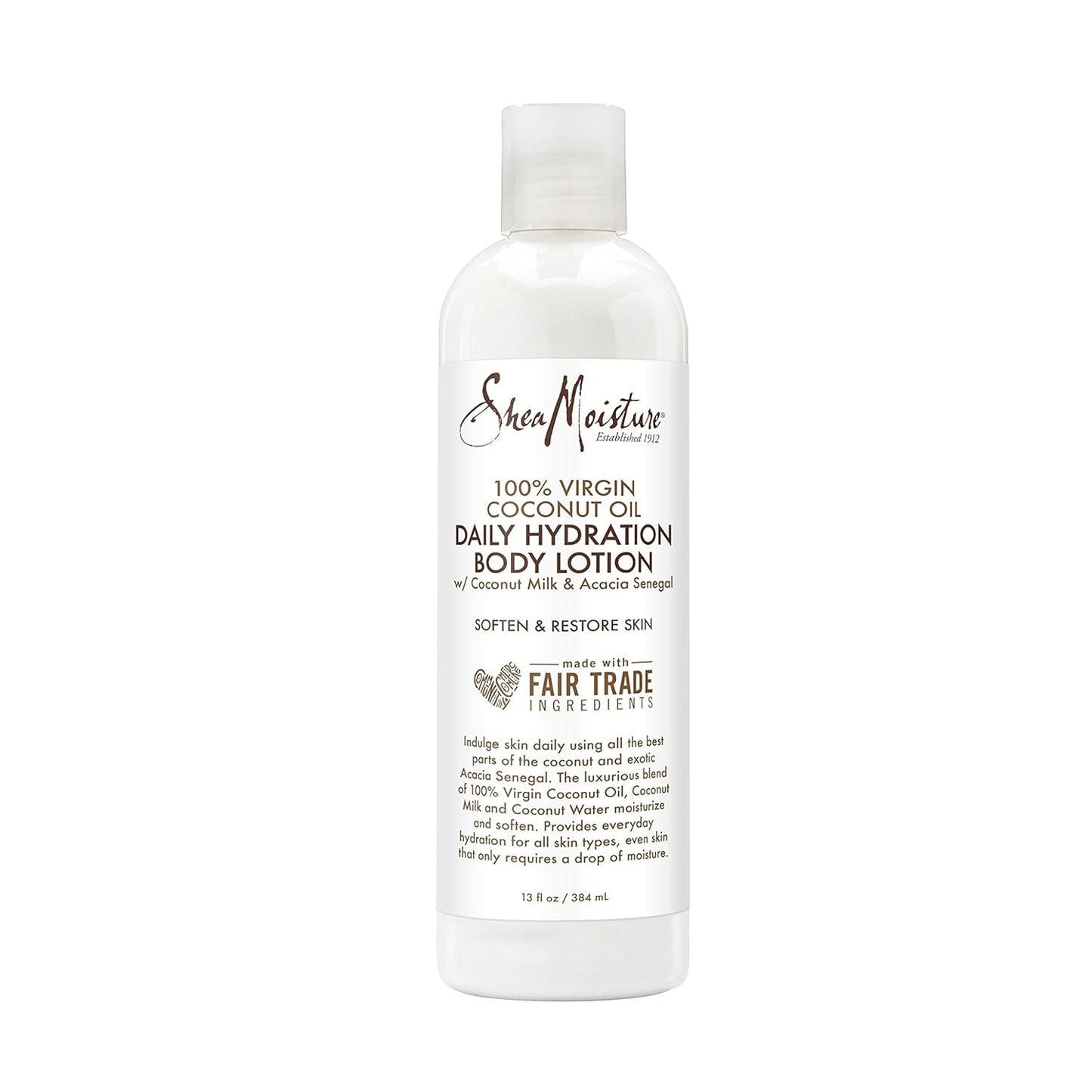 SheaMoisture 100% virgin coconut oil daily hydration body lotion moisturizer