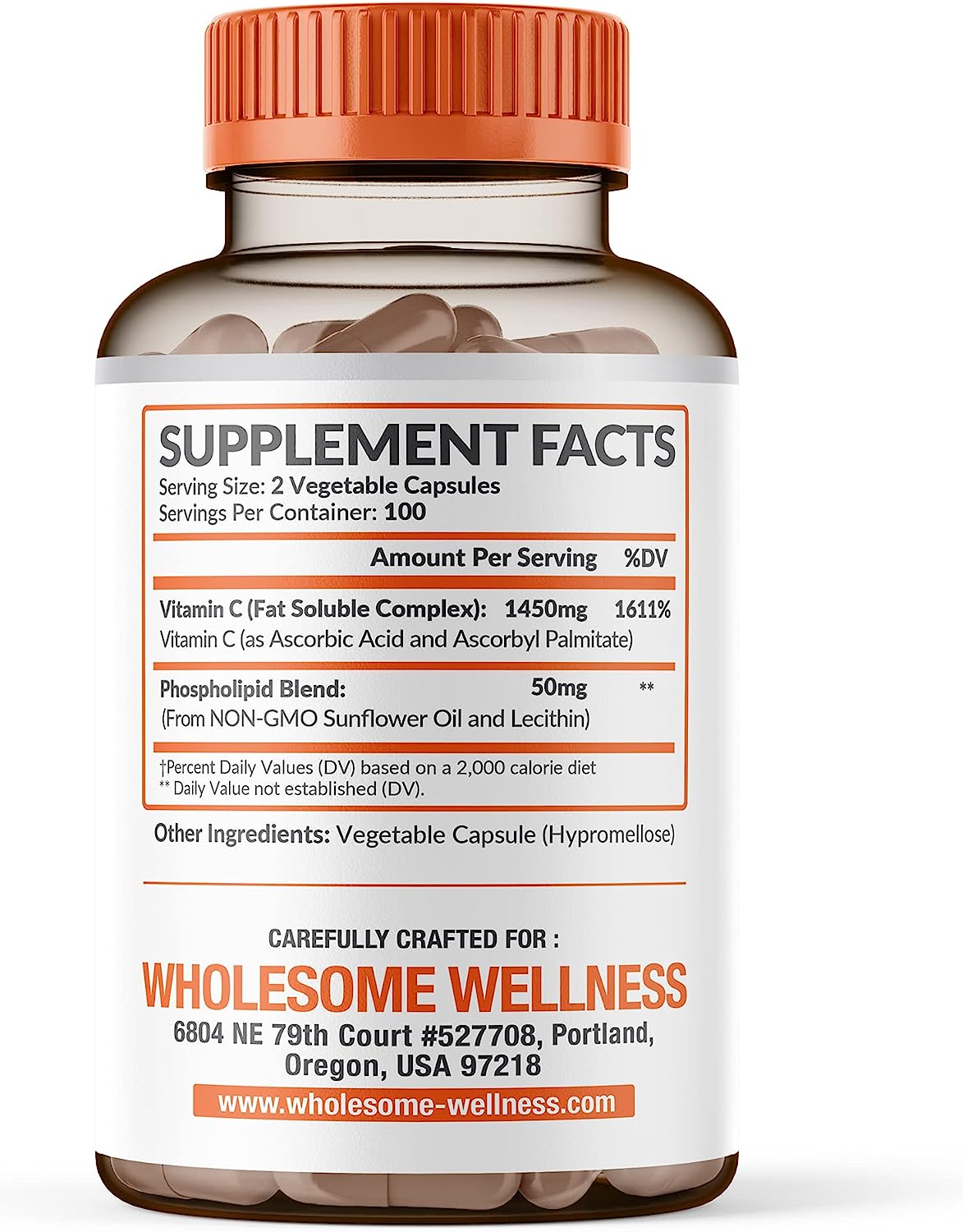 Liposomal Vitamin C Capsules 200 capsules