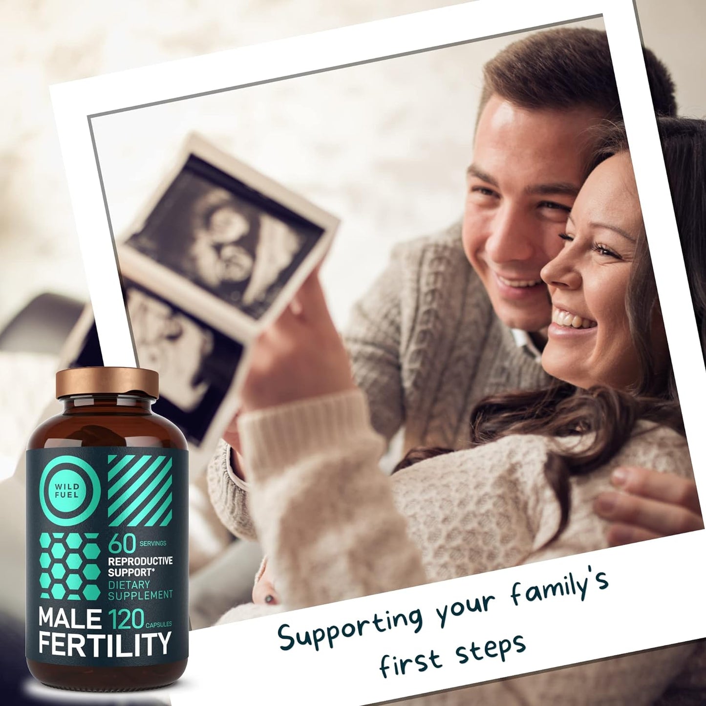 Fertility Supplements For Men Prenatal Vitamin -120 Capsules