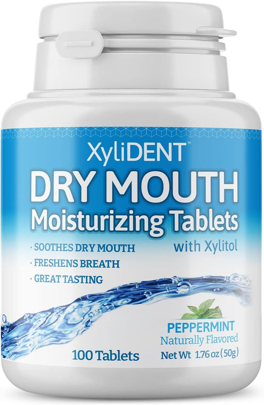 Nature's Stance XyliDENT Xylitol  for Dry Mouth Relief  100 Tablets