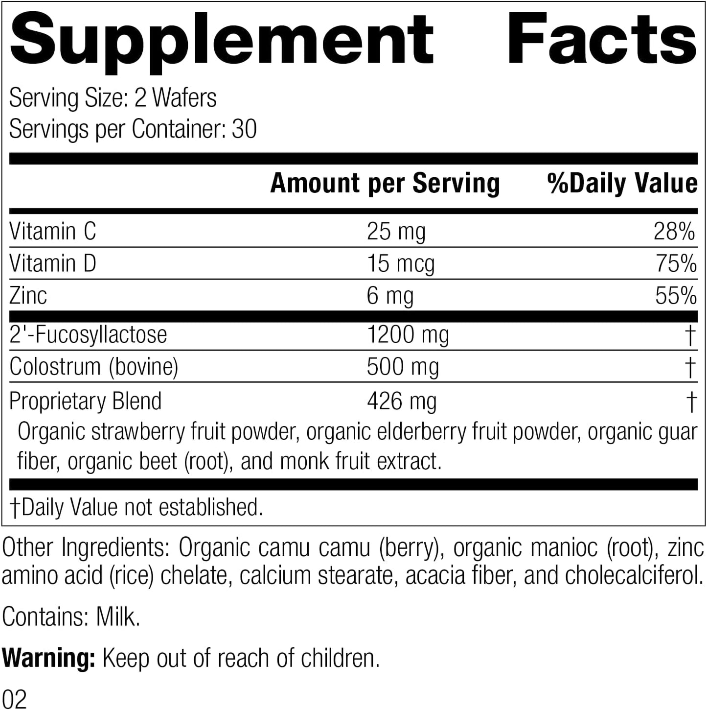 Standard Process - Children's Immune - 60 Wafers