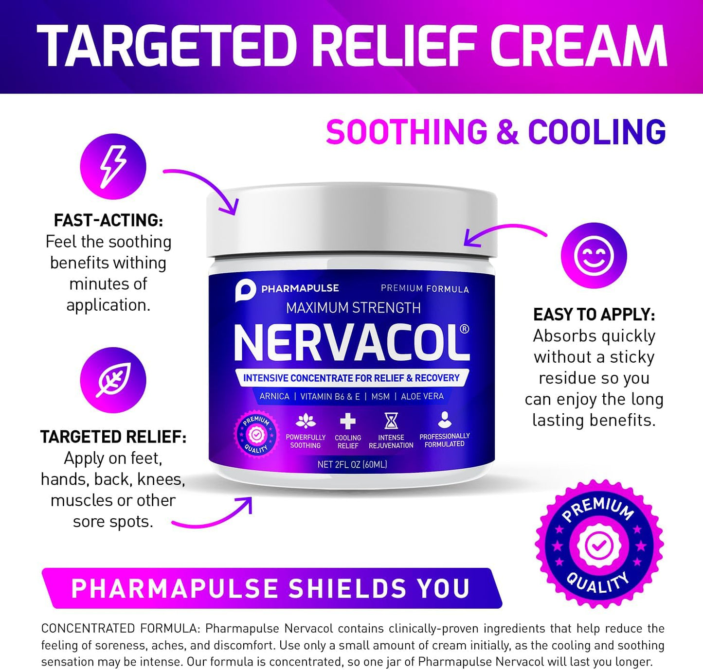 Neuropathy Nerve Relief Cream – Maximum Strength Cream for Feet