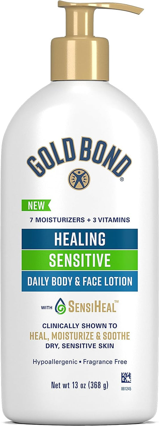 Gold Bond Healing Sensitive Daily Body & Face Lotion 13 oz.