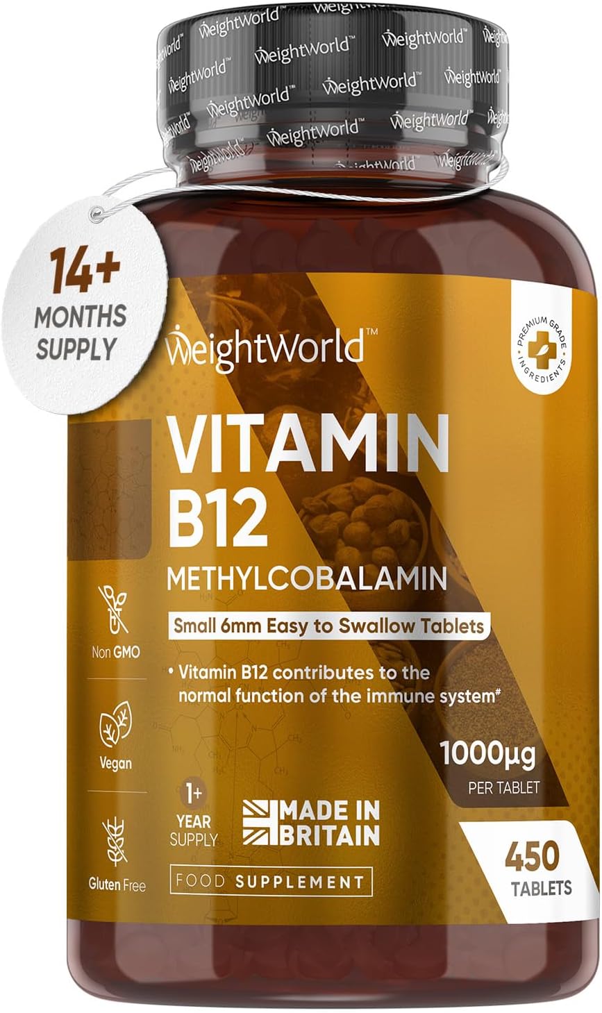 Vitamin B12  High Strength 450 Pure Methylcobalamin Tablets