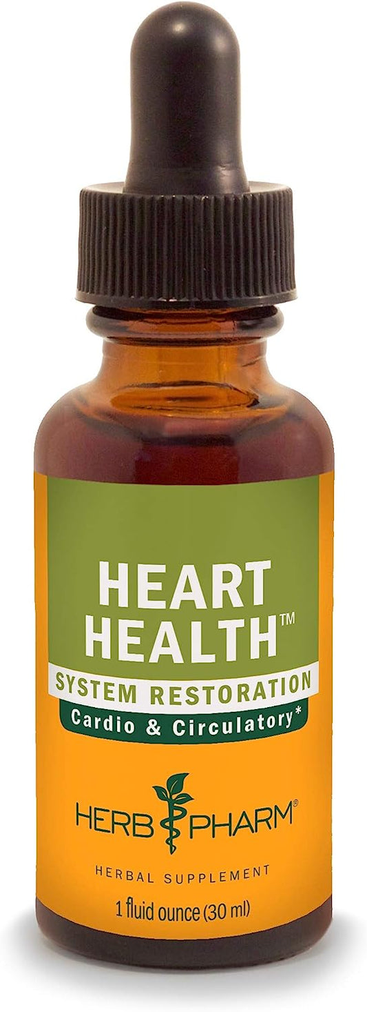 Herb Pharm Heart Health Liquid Herbal Formula with Hawthorn for Cardiovascular System Support - 1 Ounce