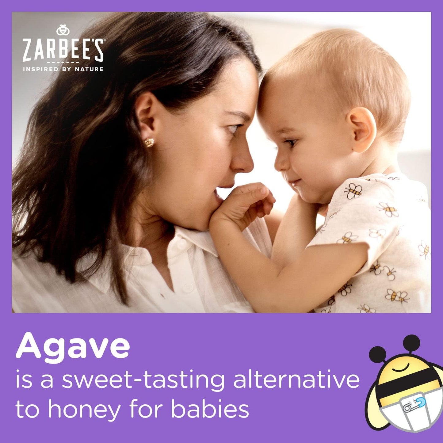 Zarbee's Baby Cough Syrup + Immune with Organic Agave + Zinc