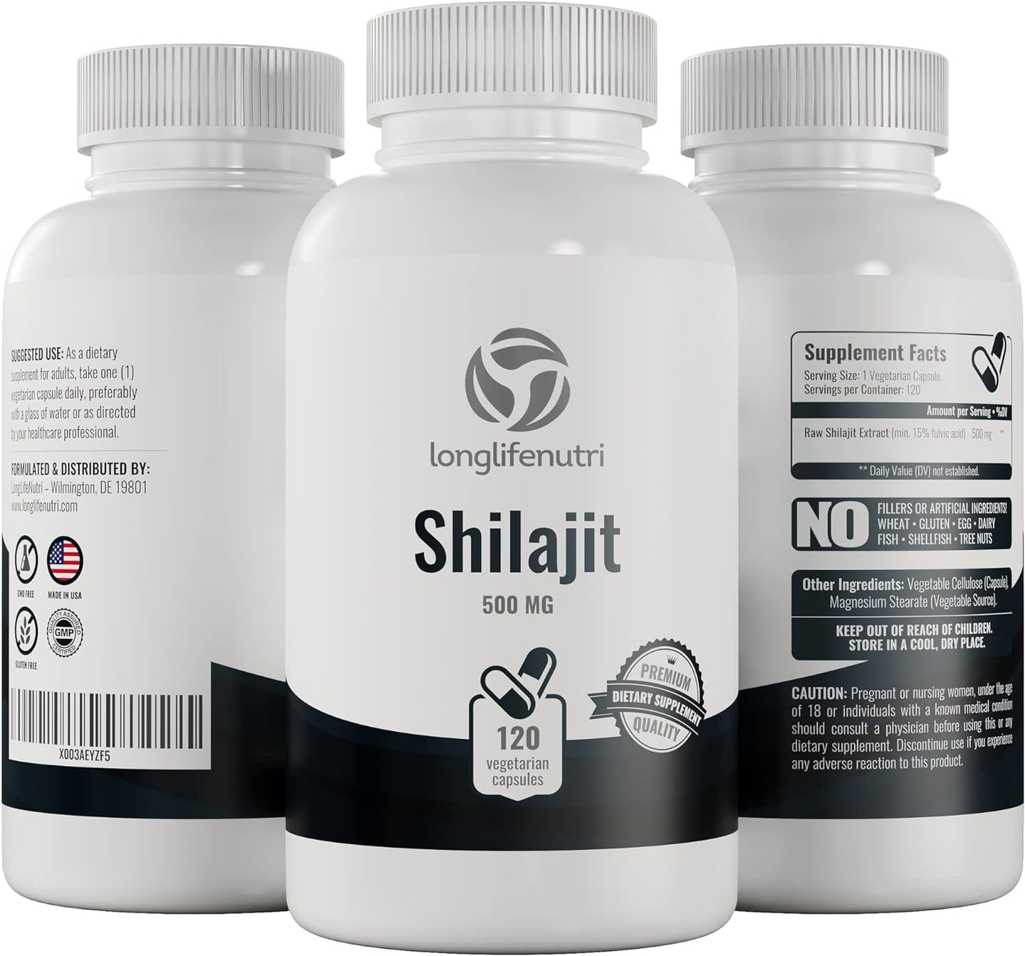 Shilajit  120 Vegetarian capsules