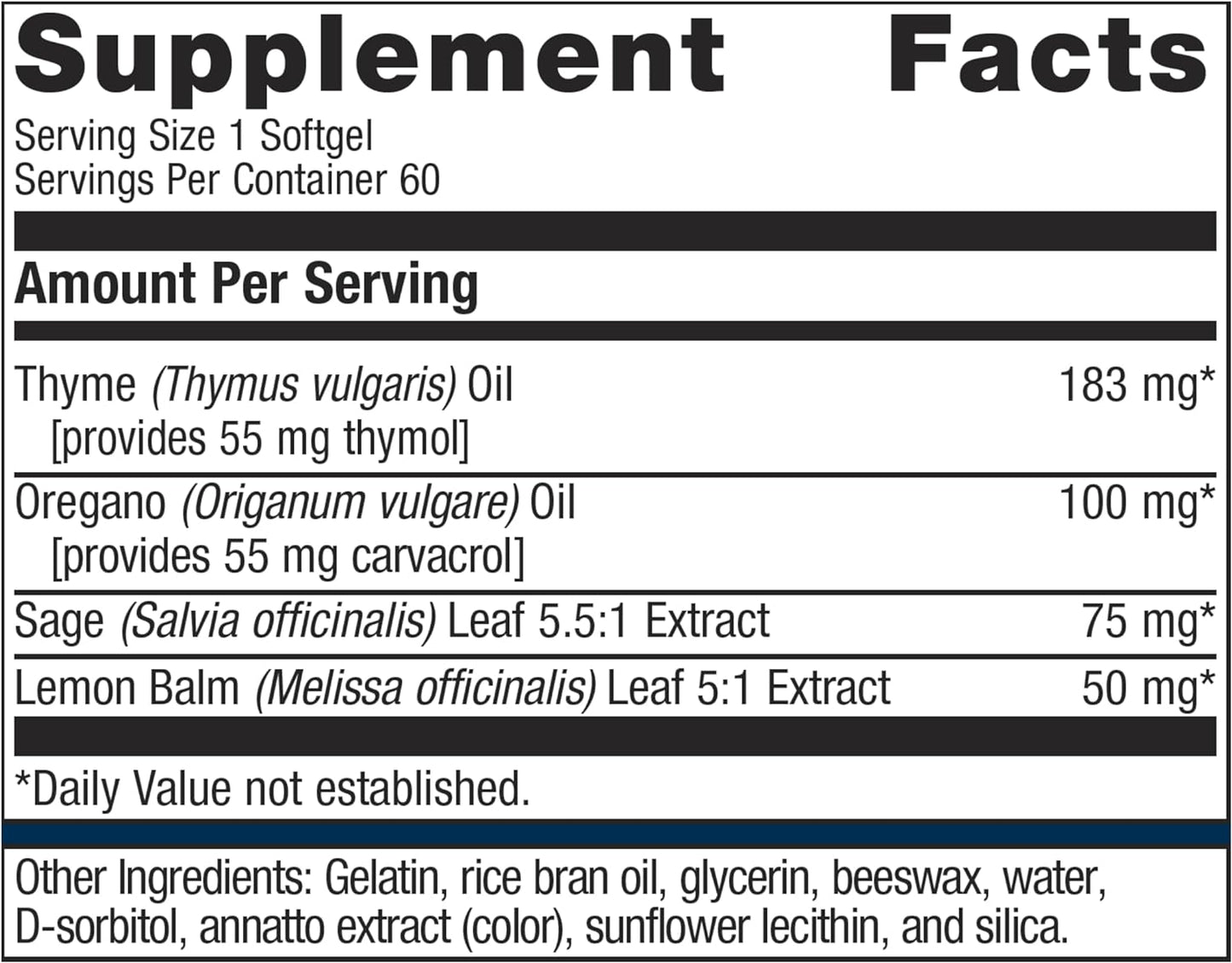 Metagenics CandiBactin-AR - Concentrated Aromatic Essential Oils - 60 Softgels