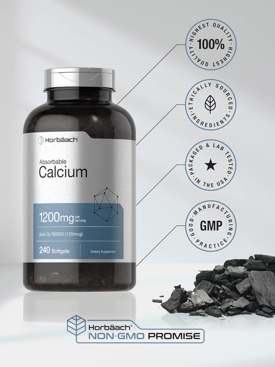 Calcium  with Vitamin D3 240 Softgels