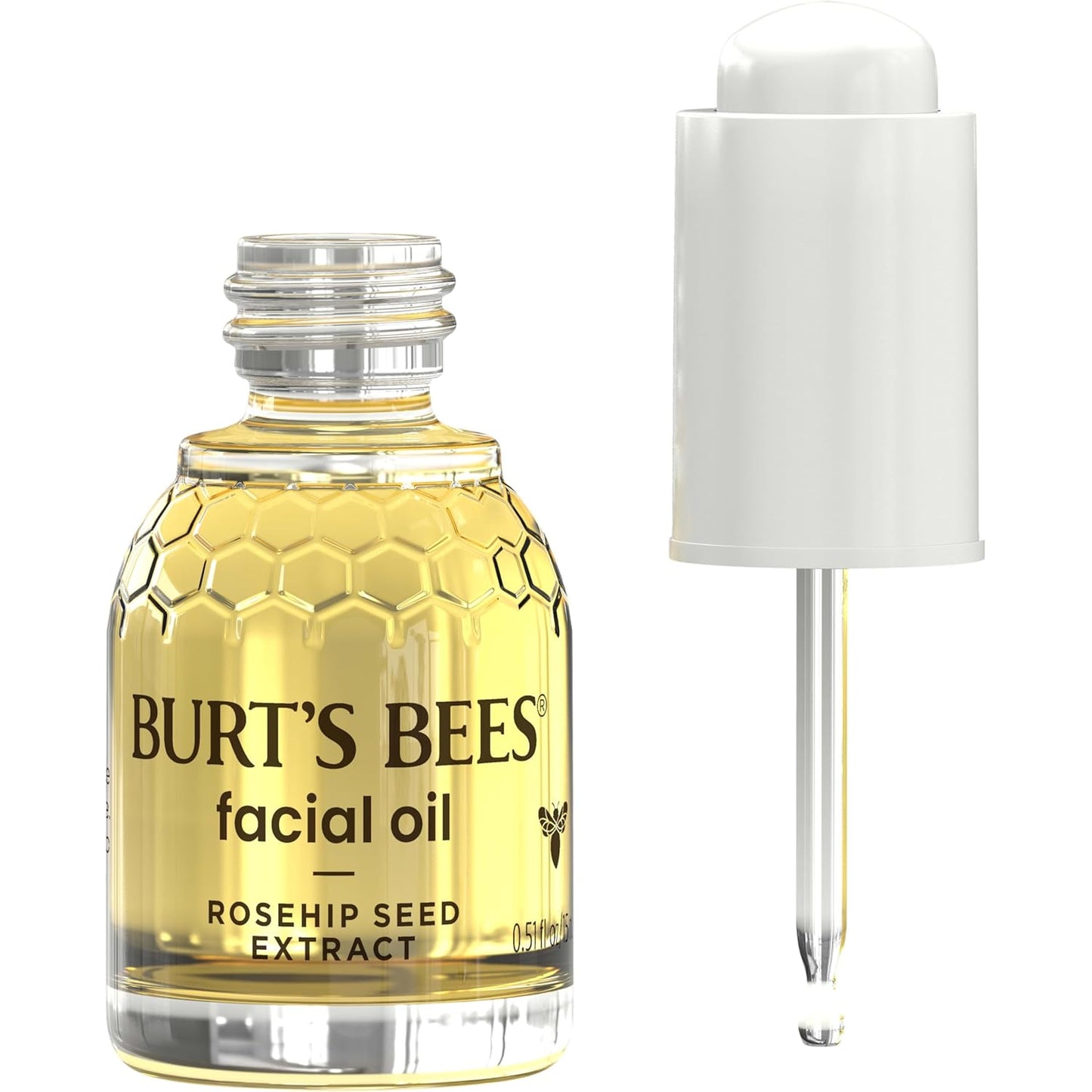 Burt's Bees Gua Sha Face Oil With Rosehip Seed Extract,0.51 fl. oz.