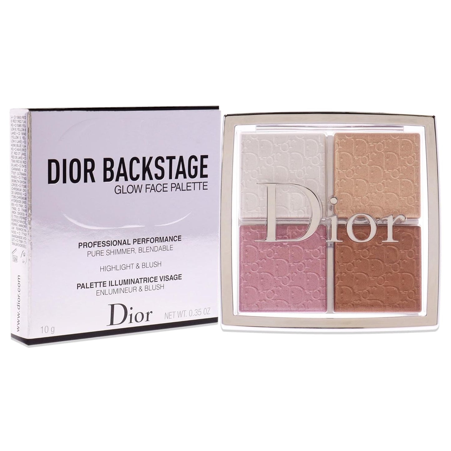 Dior Christian Backstage Glow Face Palette - 001 Universal Women , 2.8 Ounce (Pack of 1)