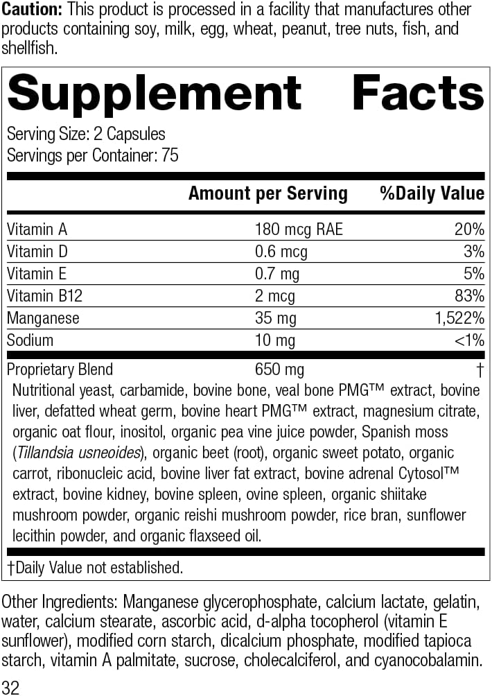 Standard Process Ligaplex II - Joint & Bone Support Supplement - 150 Capsules