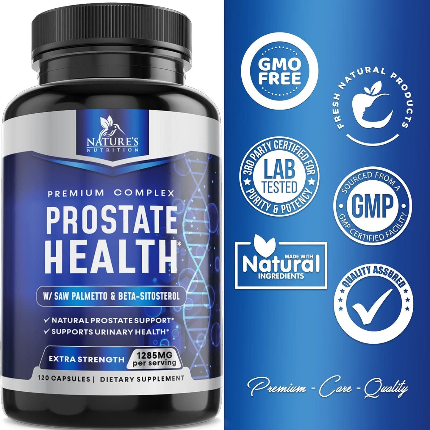 Prostate Support Supplement for Men's Health- 120 Capsules