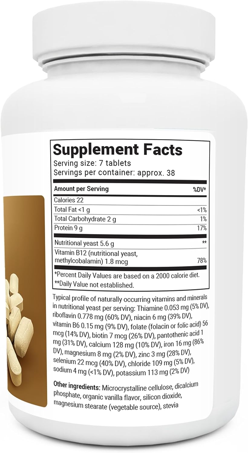 Dr. Berg Nutritional Yeast 270 Vegan Tablets