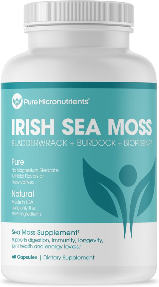 Pure Micronutrients Sea Moss Capsules -60 count