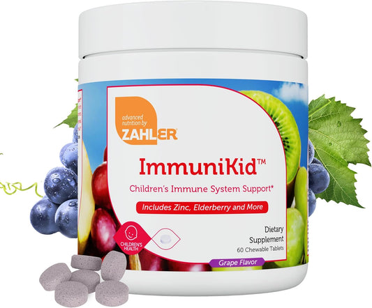 Zahler Kids Immune Support Supplement with Elderberry ,60 Count