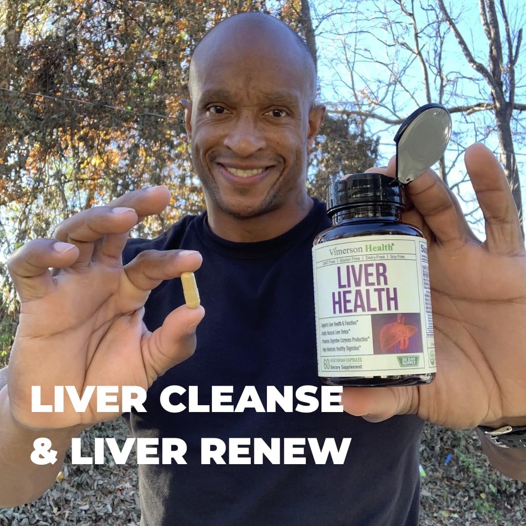 Liver Cleanse Detox & Repair - Artichoke Extract Liver Health Formula for Liver Detox - 60 pills