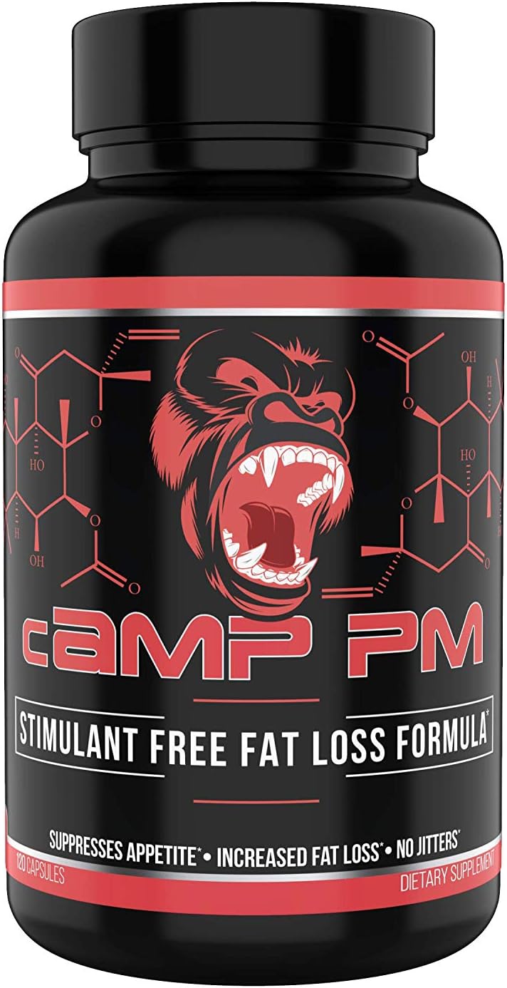 Gorilla CAMP PM STIM-FREE FAT LOSS FORMULA 120 Capsules