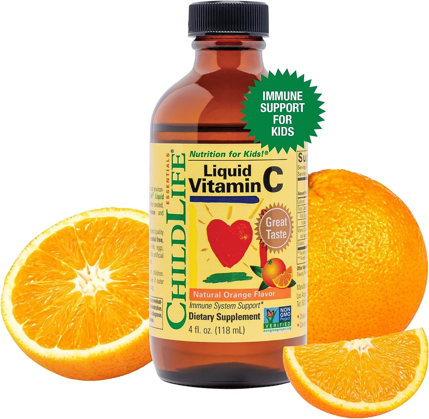 CHILDLIFE ESSENTIALS Liquid Vitamin C  4 Oz Bottle