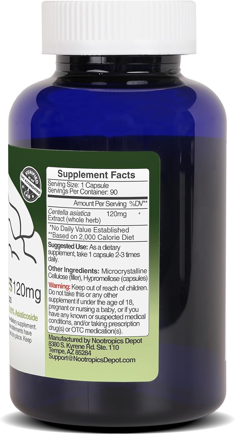 Nootropics Depot Gotu Kola Extract 90 Count