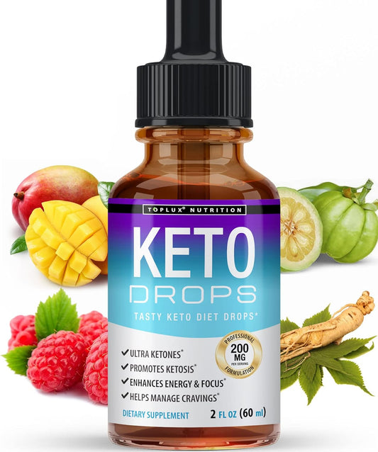 Keto Diet Drops Weight Loss Ketogenic Supplement