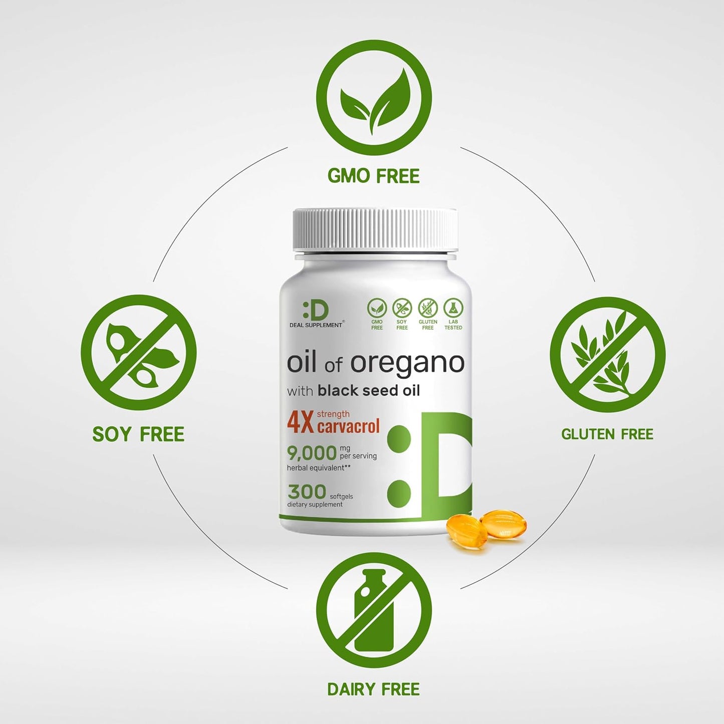 DEAL SUPPLEMENT Oil of Oregano 300 Softgels