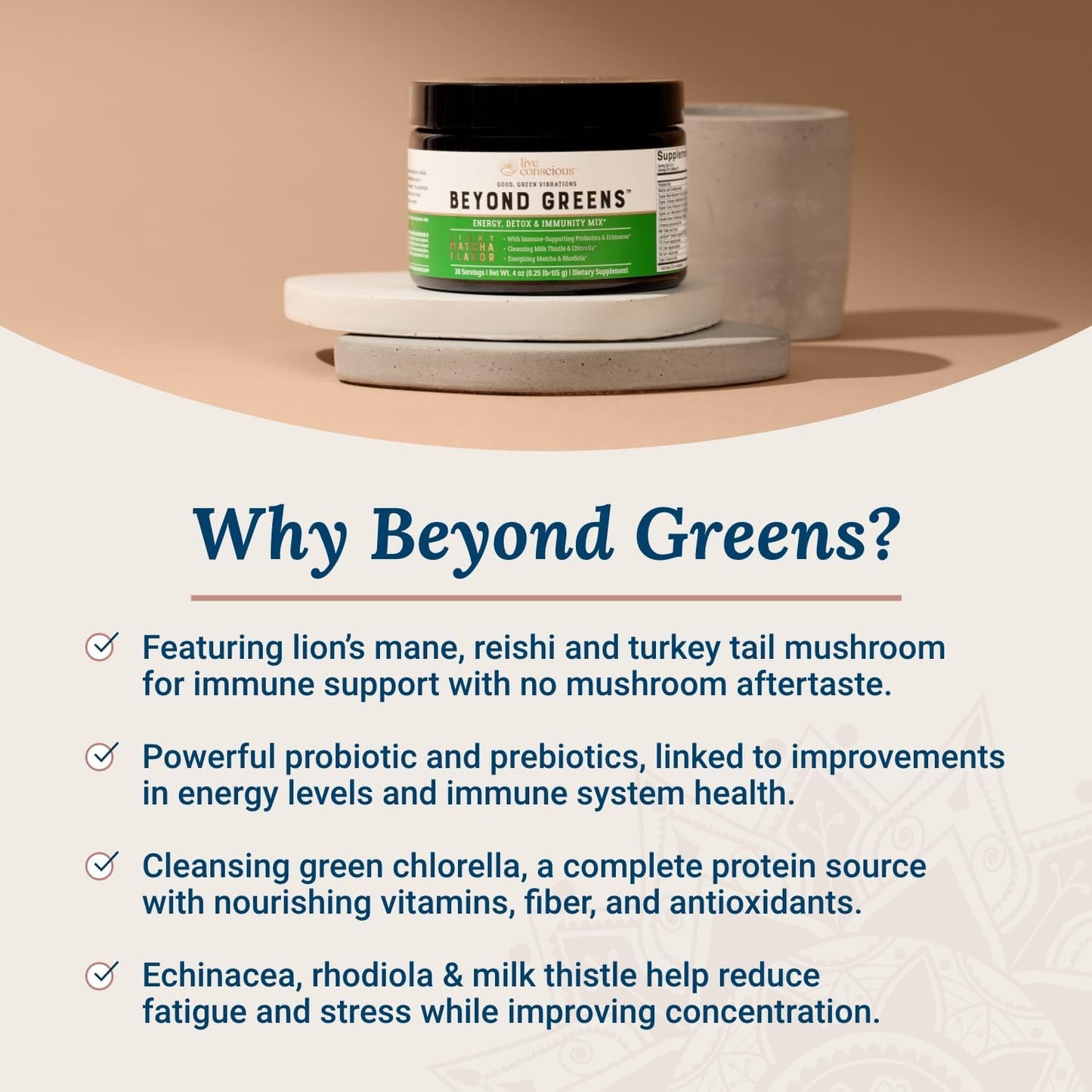 Live Conscious Beyond Greens Superfood Powder