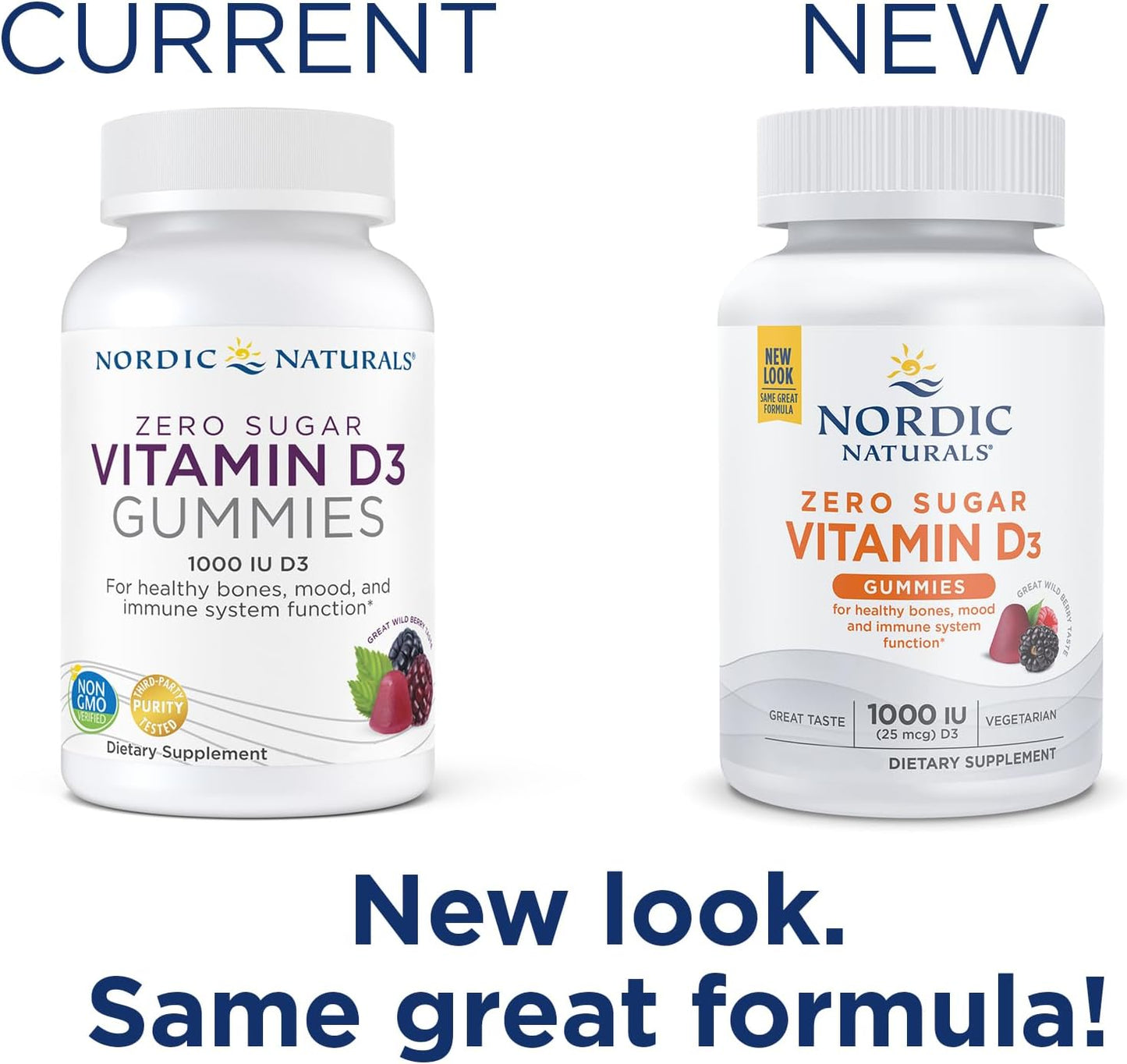 Nordic Naturals Zero Sugar Vitamin D3 Gummies