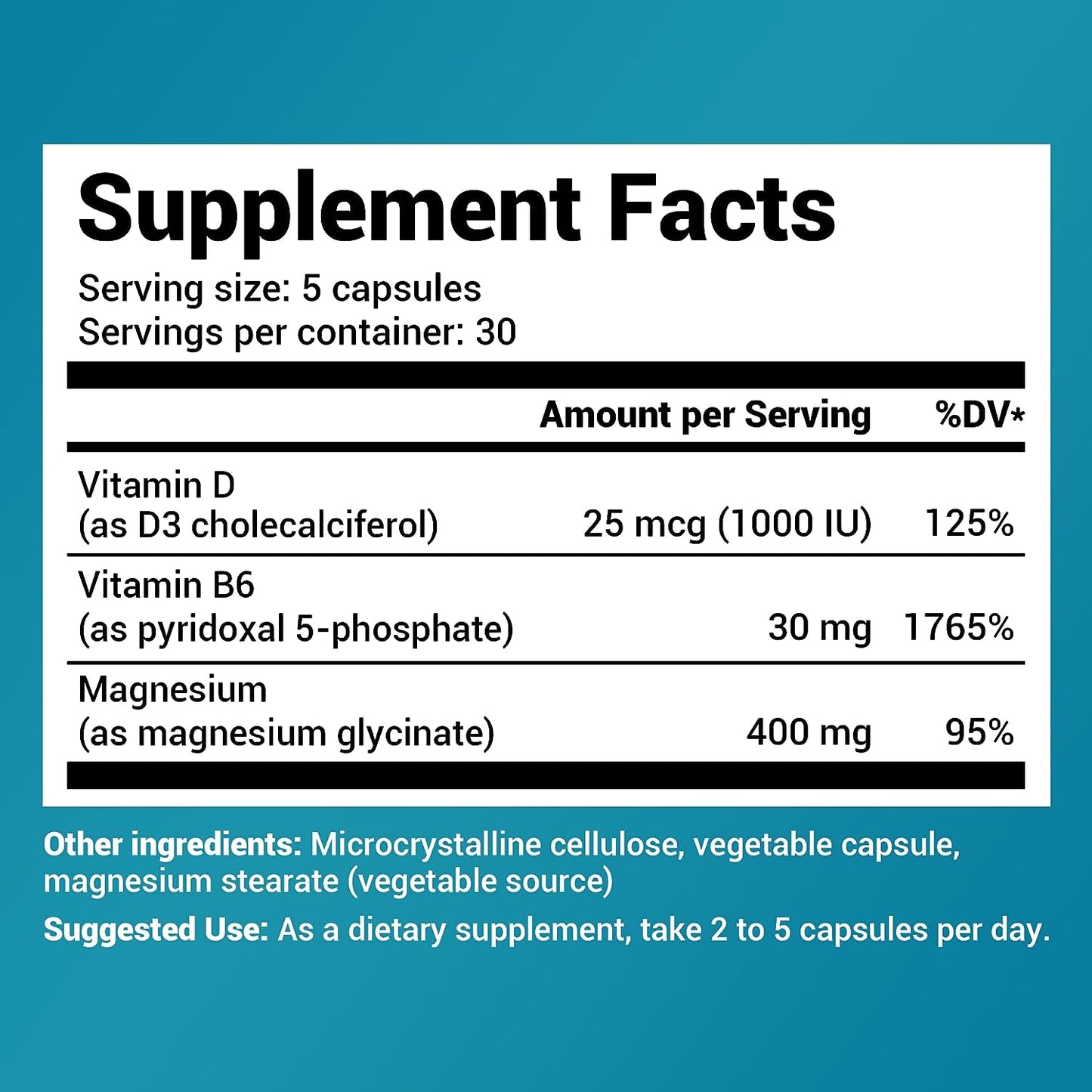 Dr. Berg's Magnesium Glycinate 150 Veg Capsules