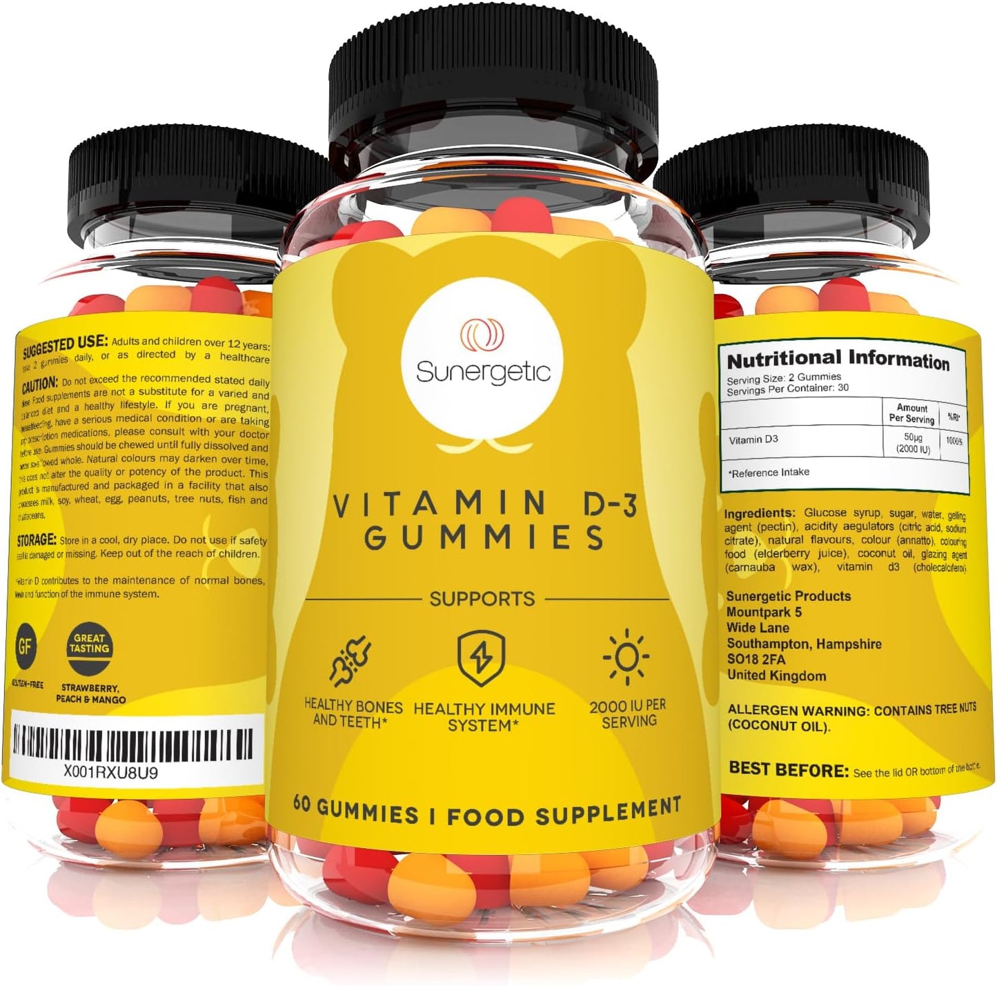 Premium Vitamin D3 Gummies - 60 count