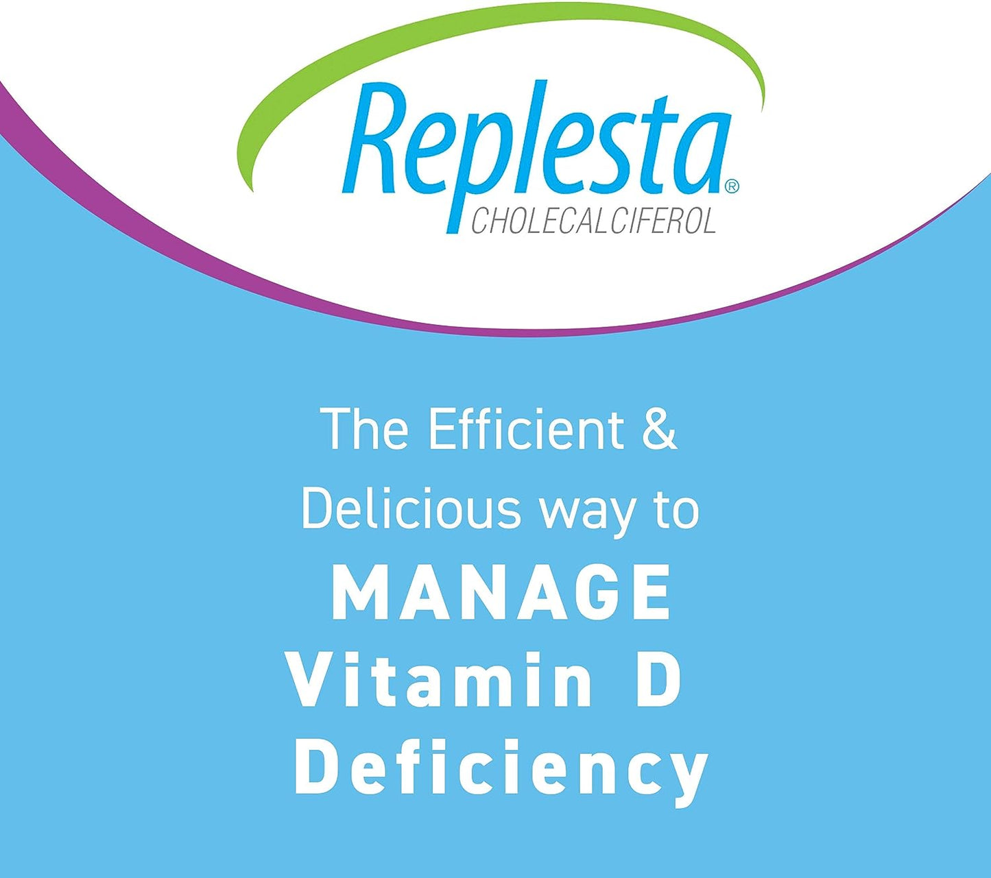 Replesta 50,000 IU Vitamin D3 Cholecalciferol, for Vitamin D Deficiency, Once-Weekly Chewable Wafe