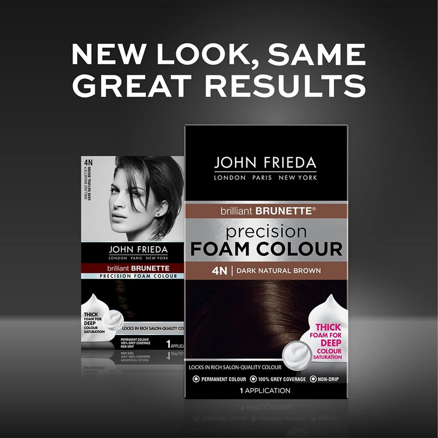 John Frieda Precision Foam Colour, Dark Natural Brown 4N