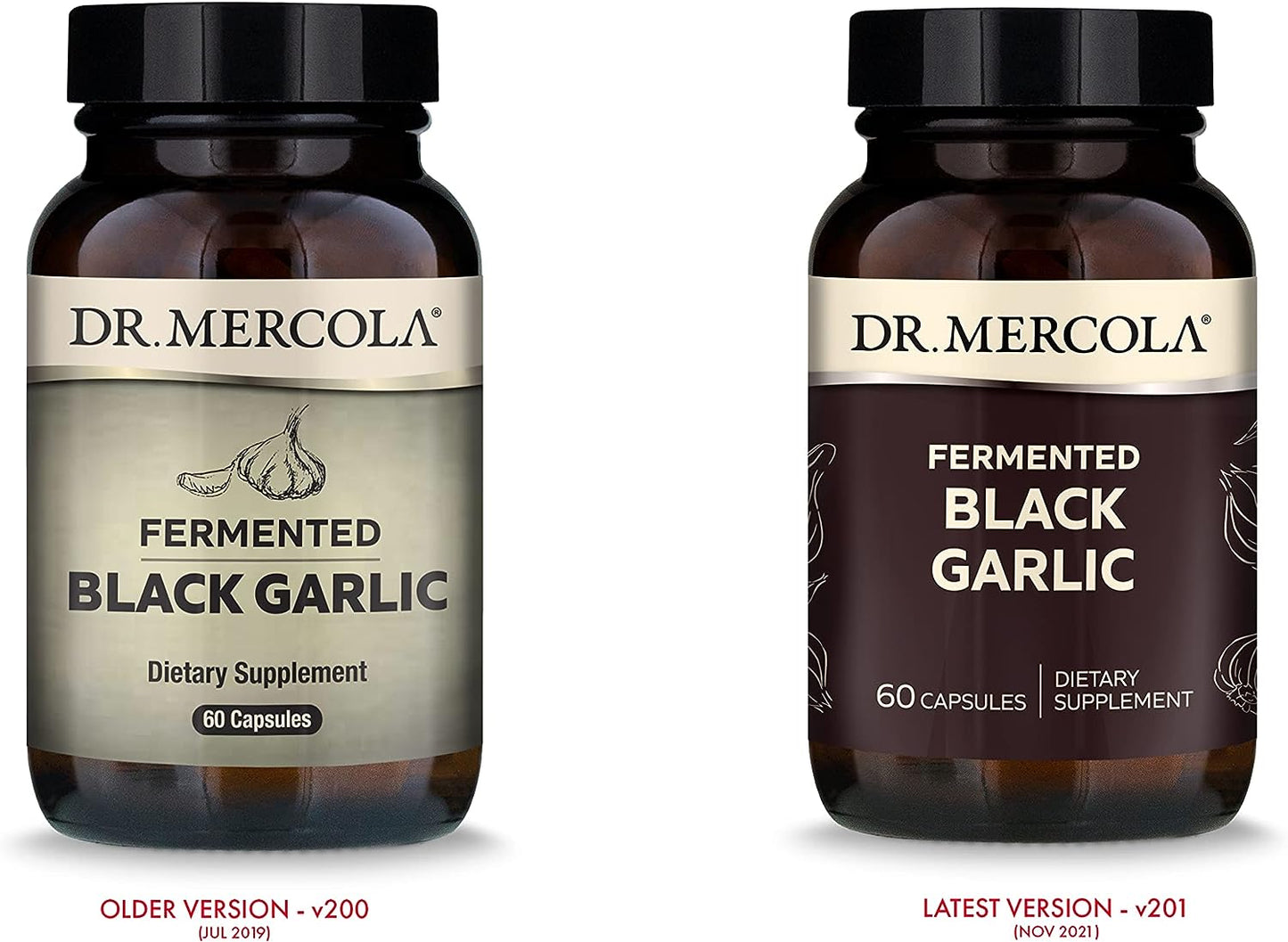 Dr. Mercola Fermented Black Garlic 60 count