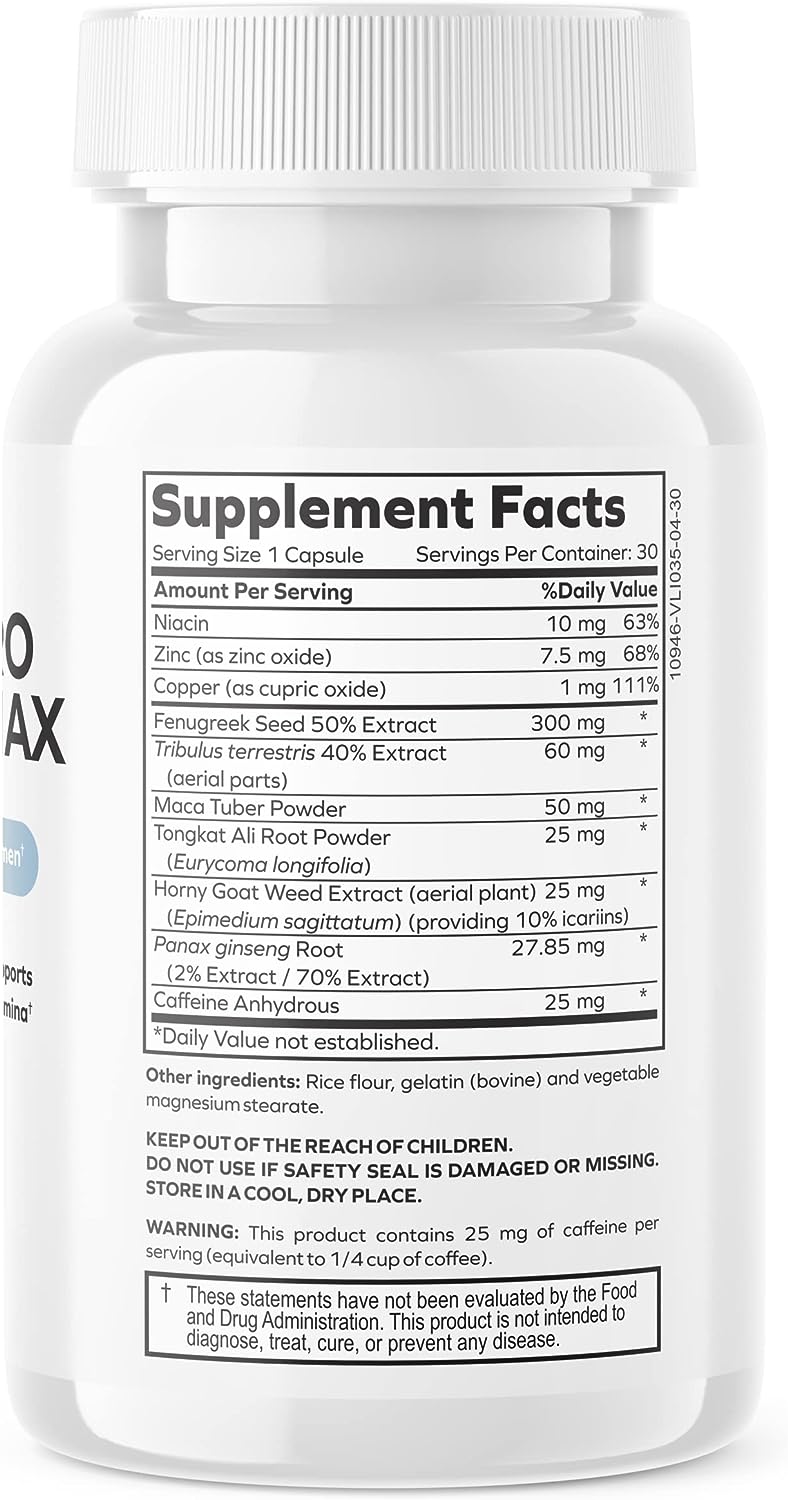 envitamin Testpro Ultra Max Supplement for Men, 30 capsules