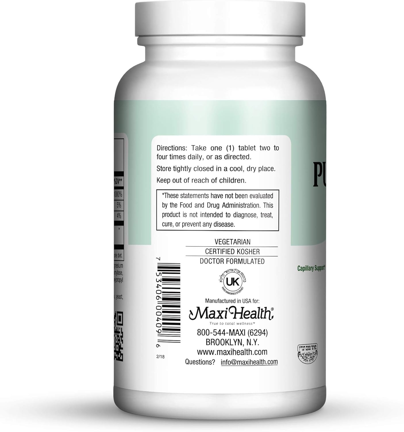 Maxi Health Pure-C-Bio 600 - 90 Tablets