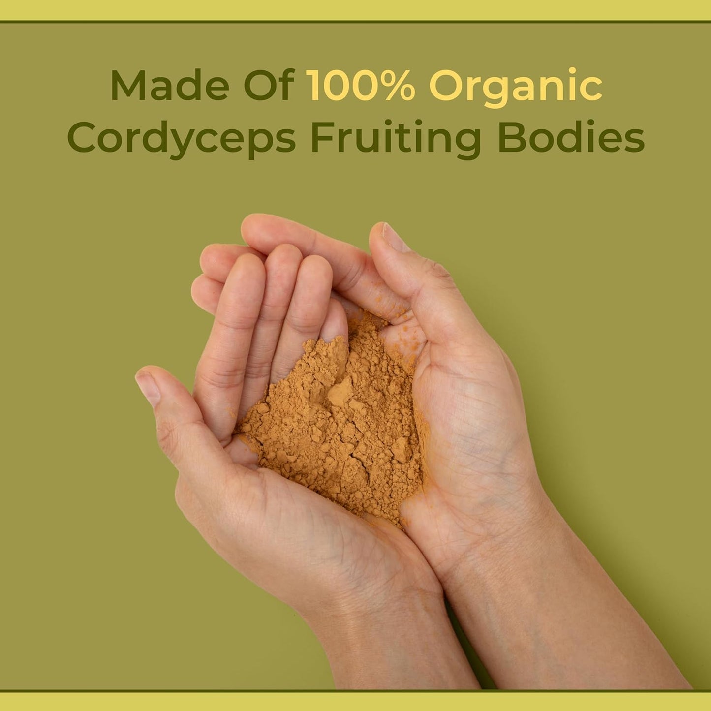 Naturealm - Cordyceps Powder - Nootropic Mushroom