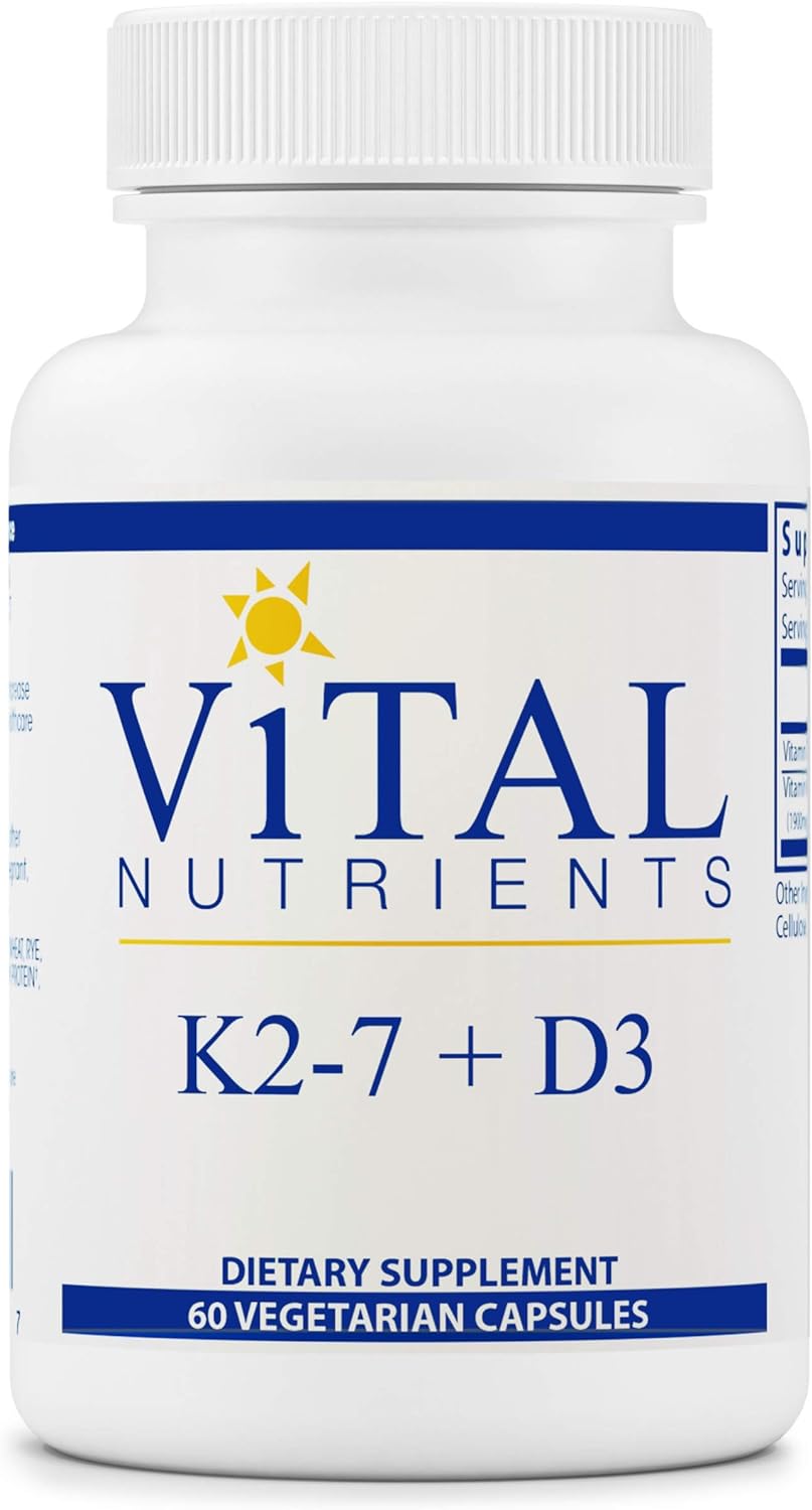 Vital Nutrients K2 + D3 Vitamin | Support Bone 60 Capsules