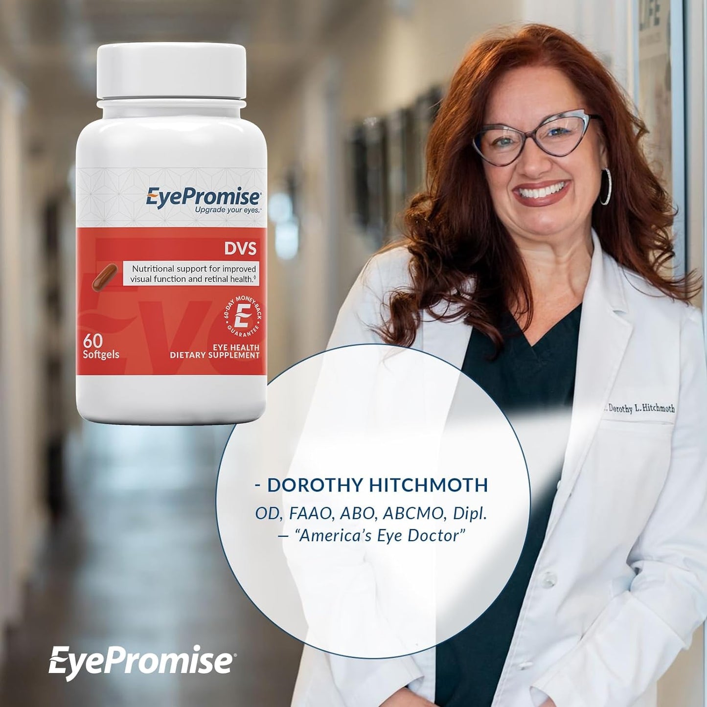 EyePromise DVS Eye Vitamin Retinal Support 60 Count Soft Gel