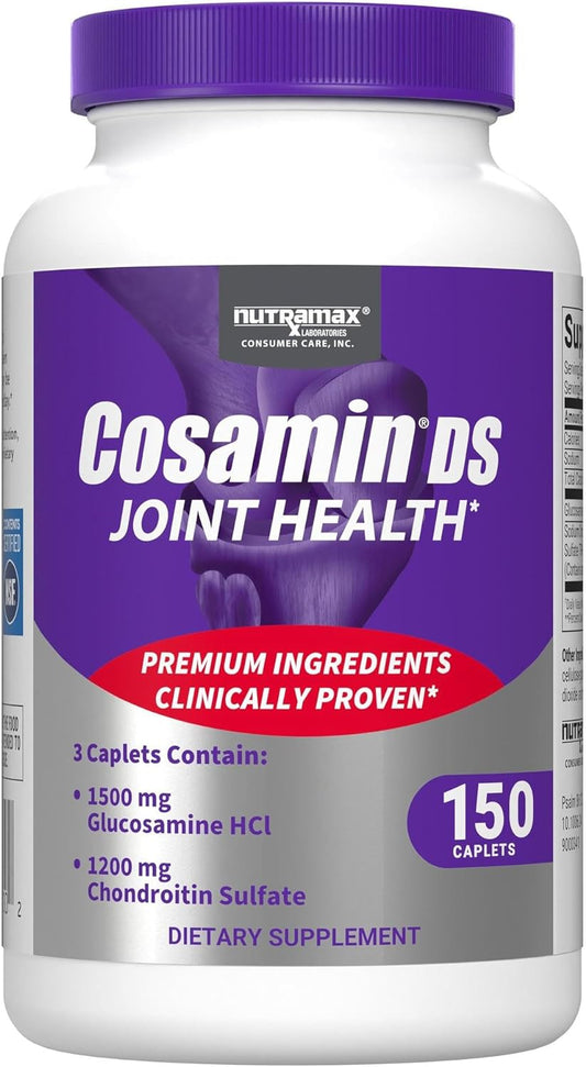 Cosamin DS, 1 Researched Glucosamine & Chondroitin Joint Health Supplement, 150 Caplets